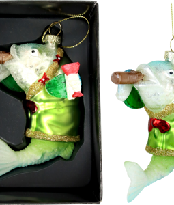 1053 GLASS JEWELRY SMOKING FISH
